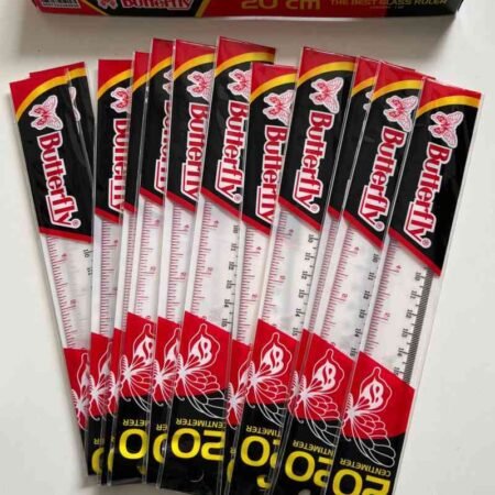 Penggaris 20 cm per lusin Butterfly