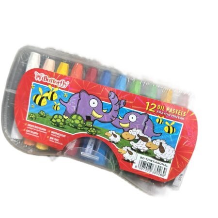 Crayon Butterfly 12 Warna