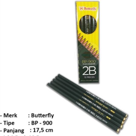 Pensil 2B BP-900 per lusin Butterfly