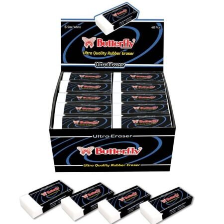 Penghapus Kecil Butterfly per kotak (40 pcs)