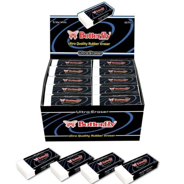 Penghapus Kecil Butterfly per kotak (40 pcs)